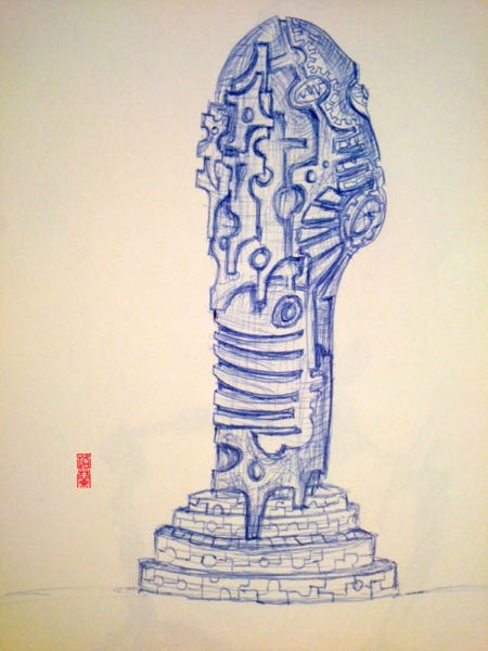 Le totem dessin